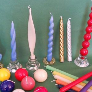CANDELE IN CERA candele colorate