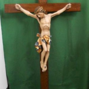 Crocifisso 120 x 70 corpo in fibra di vetro