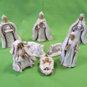 Presepe 8 pezzi cm 15 ceramiche di Olbia