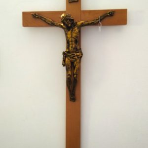 Crocifisso cm 100 x 58 bronzato