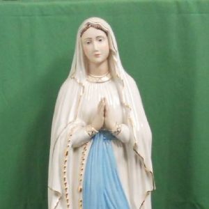 Madonna di Lourdes cm 76 in porcellana