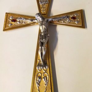 Croce astile bicolor
