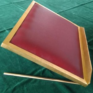 LEGGIO DA MENSA IN BRONZO DORATO