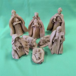 Presepe 20 pezzi cm 15 ceramiche di Olbia